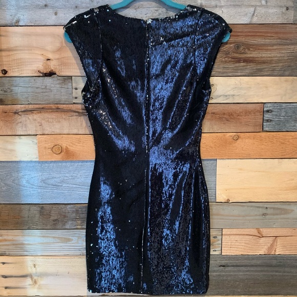 French Connection Refectra Sequin Cap Sleeve Dress - Picture 10 of 16
